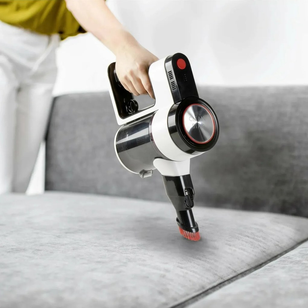 DOMO DO242SV tyčový aku vysávač 2v1, červená