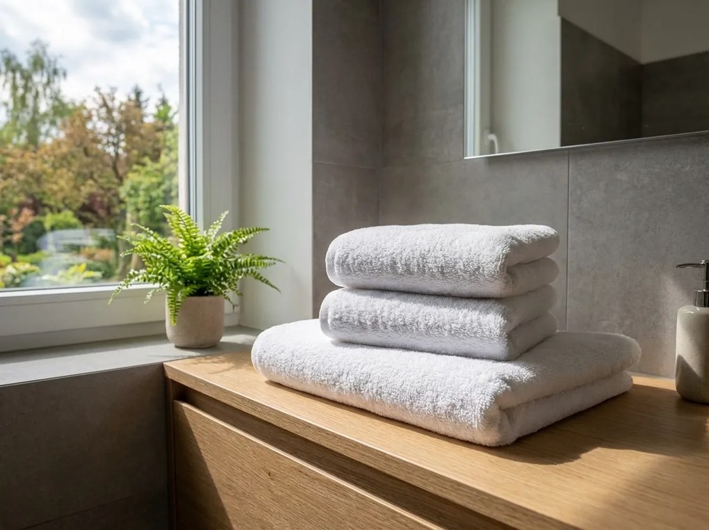 Osuška NORIELLE 70x140 cm biela, 100% bavlna