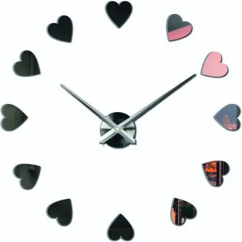 SENTOP | Veľké nástenné hodiny s motívom srdca I SENTOP 12S051 Wall clock HEU- analógové