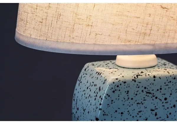 Rabalux 74074 - Stolná lampa DAYAMI 1xE14/40W/230V modrá