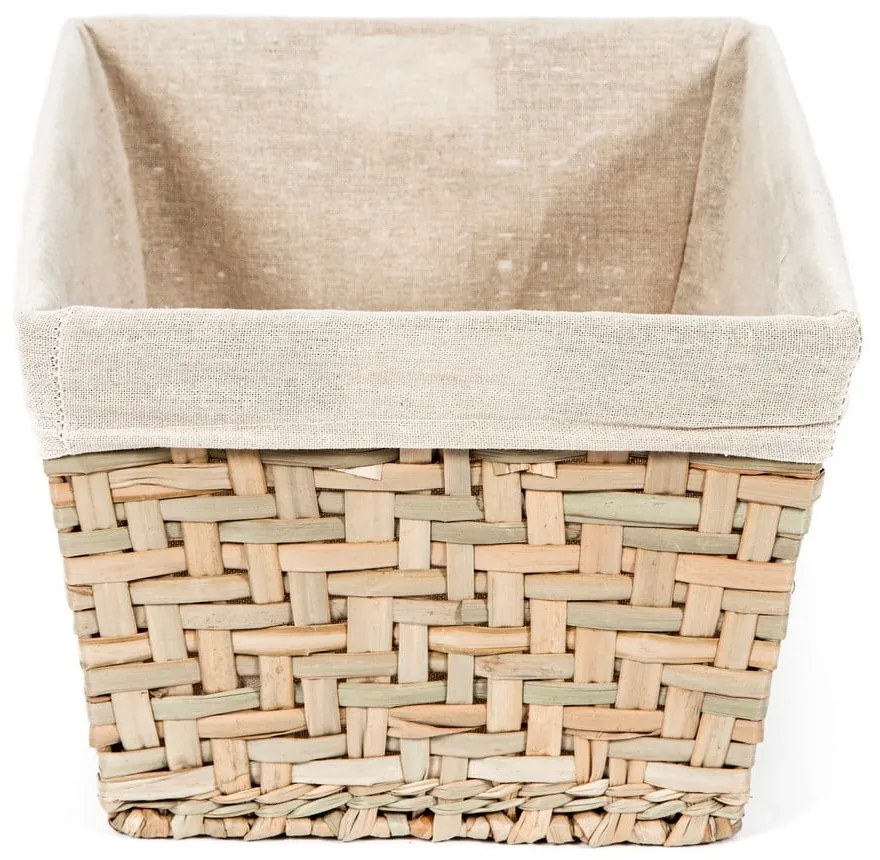 Úložný kôš z rákosia Compactor Rush, 38,5 x 28,5 cm