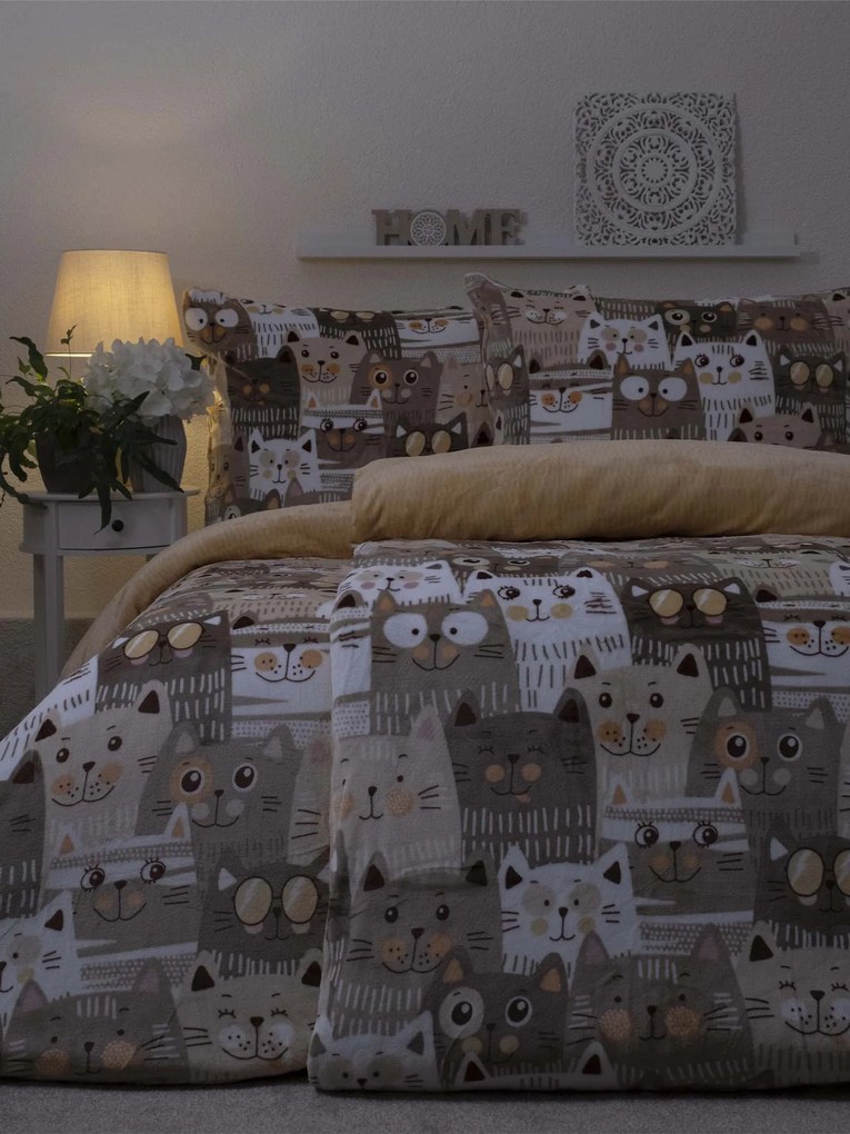 Francúzske obliečky mikroplyš Exclusive – Mačacia invázia