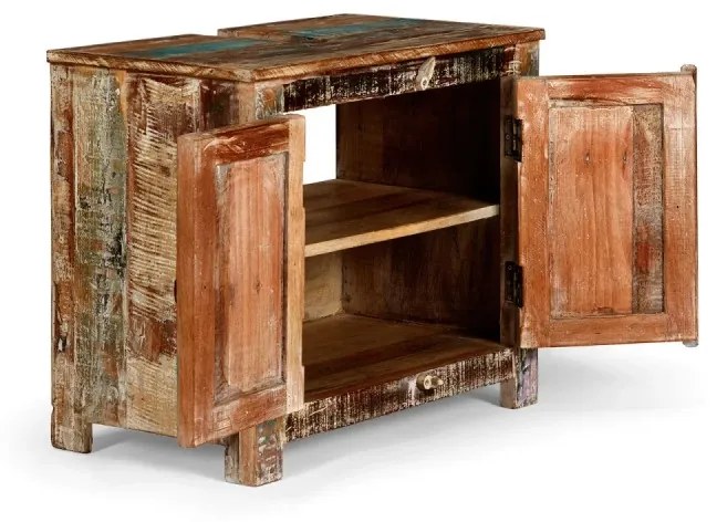 furniture-nabytek.cz - Masívna skrinka pod umývadlo Blue Lagoon z mangového dreva, lakovaná, farebná – 70×40×61 cm