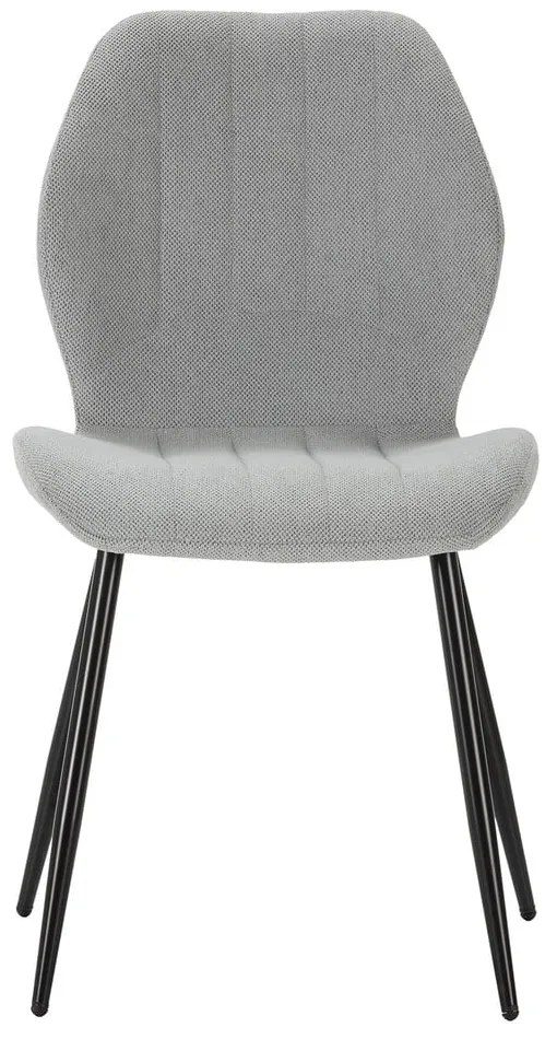 Svetlosivé jedálenské stoličky v súprave 4 ks Milu – Marckeric