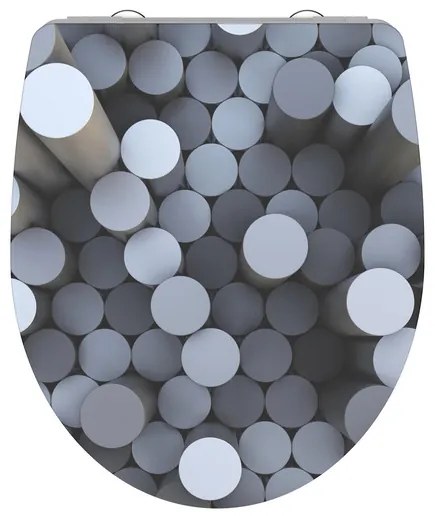 Schütte WC doska so spomaľujúcim mechanizmom (krúžky)  (100253145)