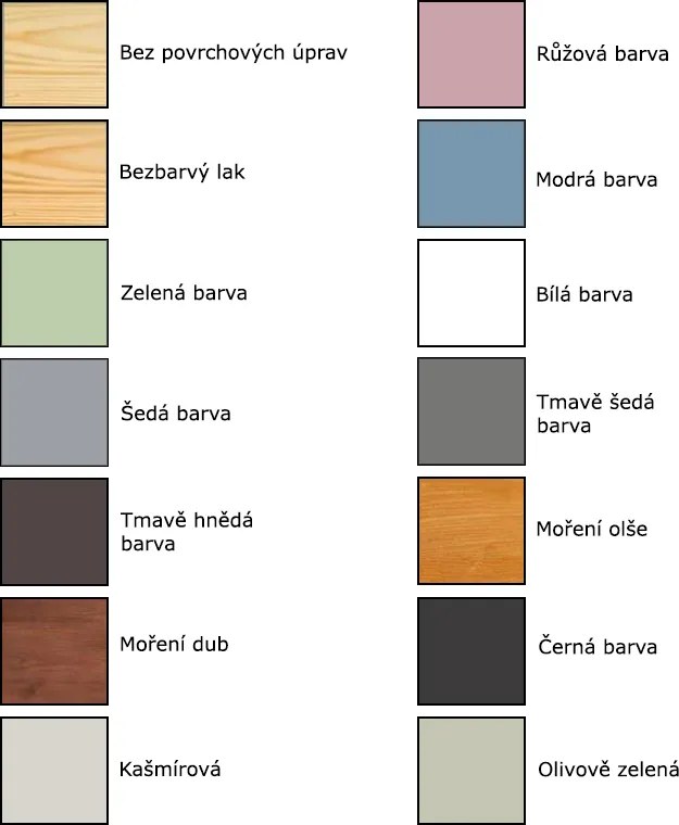 Odnímateľná zábrana z masívu - typ B - 89 cm