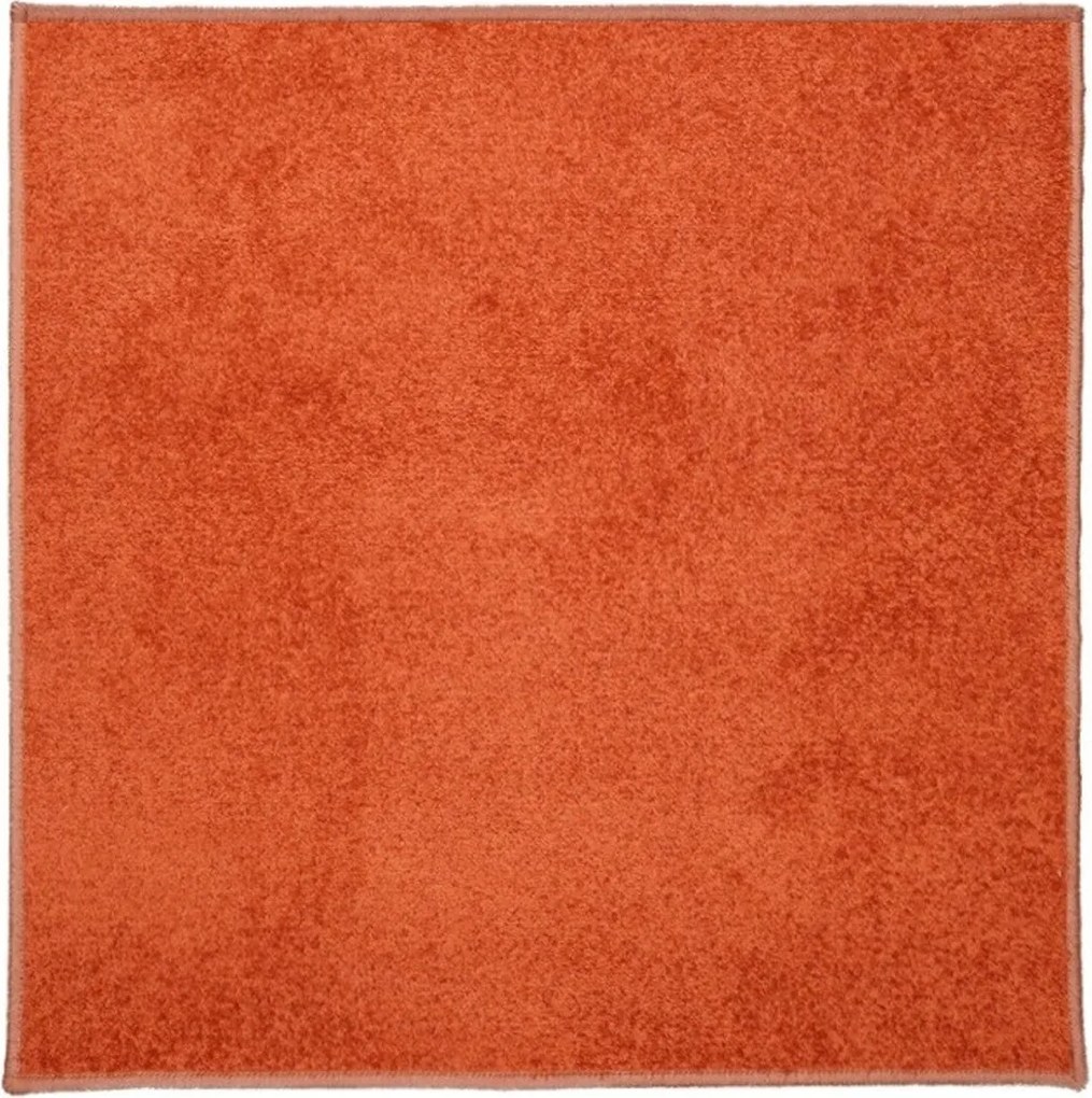 Kusový koberec Eton terra štvorec, 400x400, oranžová, obývacia izba, AladinWorld Expres