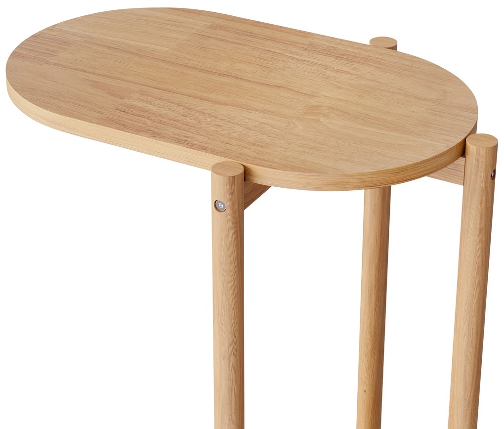 Bočný stolík z masívneho dreva