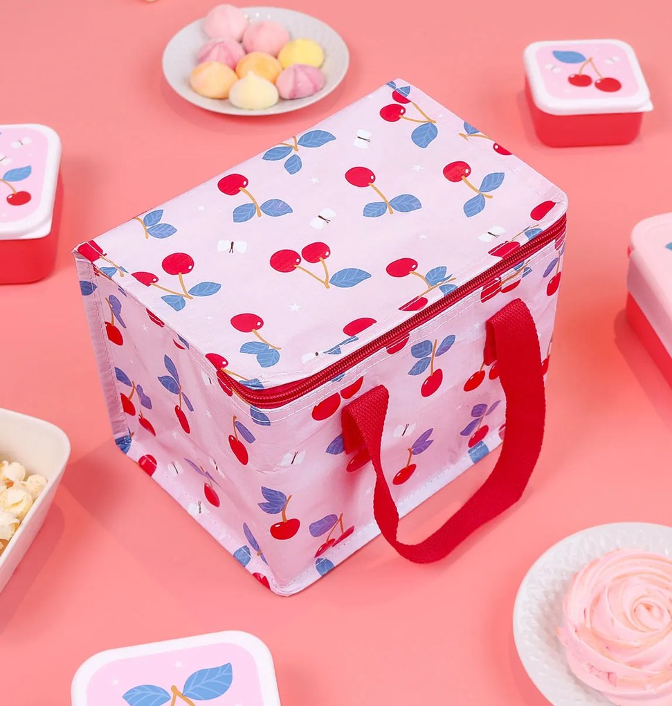 A Little Lovely Company - chladiaca taška - čerešne