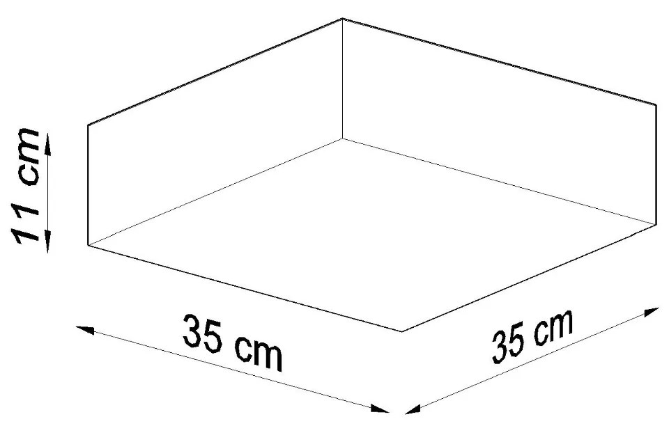 Stropné svietidlo HORUS 35 biele