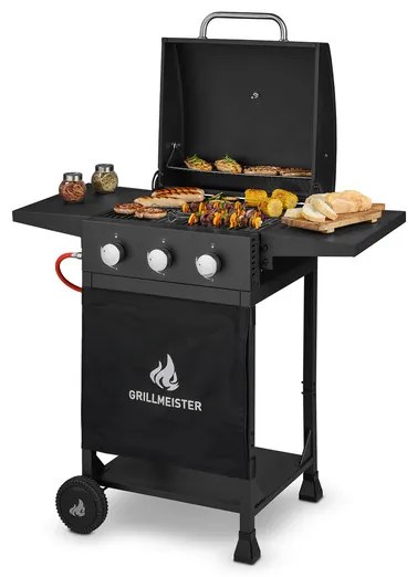 GRILLMEISTER Plynový gril s 3 horákmi Memphis  (100373076)