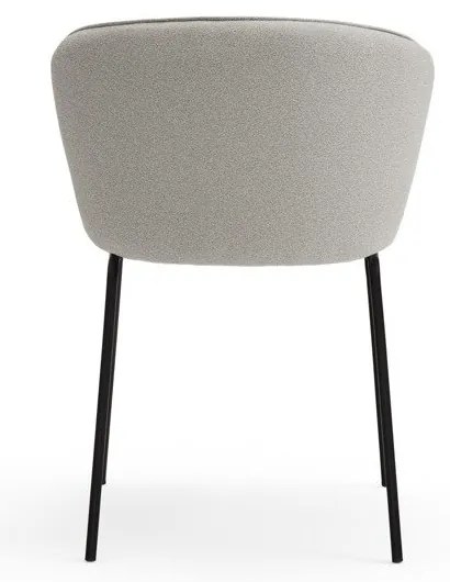 Svetlosivé čalúnené jedálenské kreslá v súprave 2 ks Add – Teulat