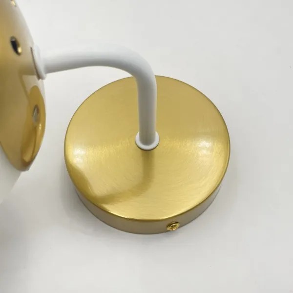 Brilagi - Nástenná lampa MALIVA 1xE14/15W/230V zlatá/biela