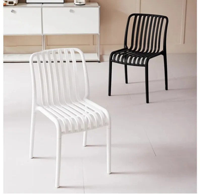 Plastová stolička TREGO, biela