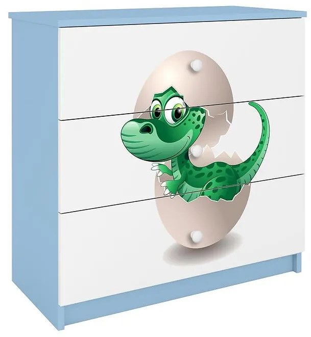 Detská komoda  Babydreams Modrá – Dino