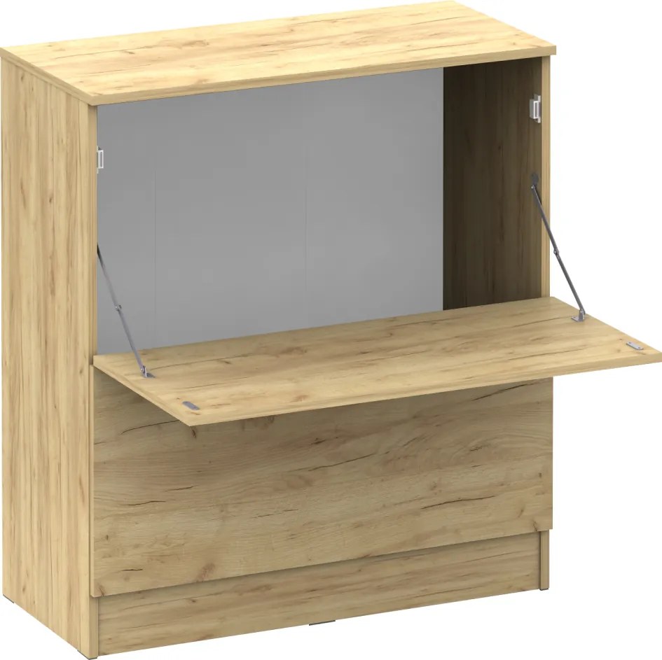 BETTY 2 perinové lôžko, remeselne spracovaný dub