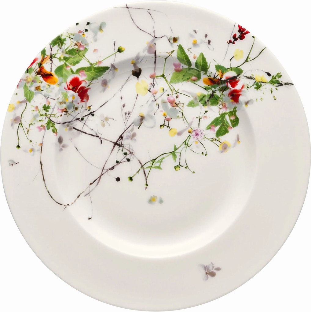Raňajkový tanier Rosenthal Brillance Fleurs Sauvages, 19 cm