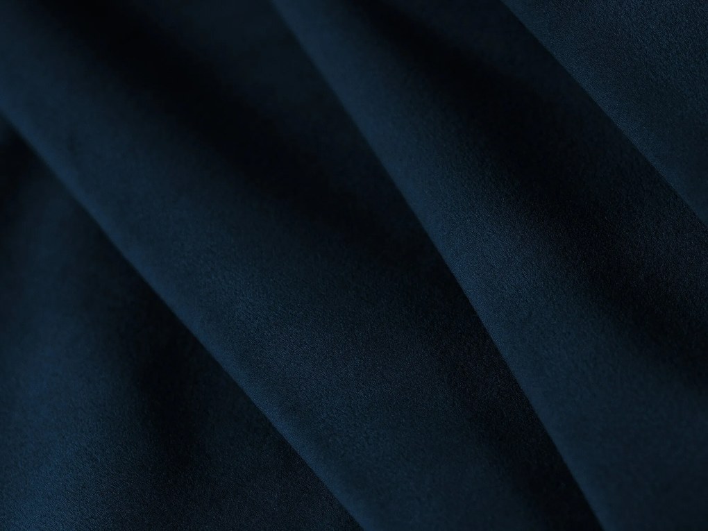 Päťmiestna rohová pohovka milany 248 cm velvet modrá MUZZA