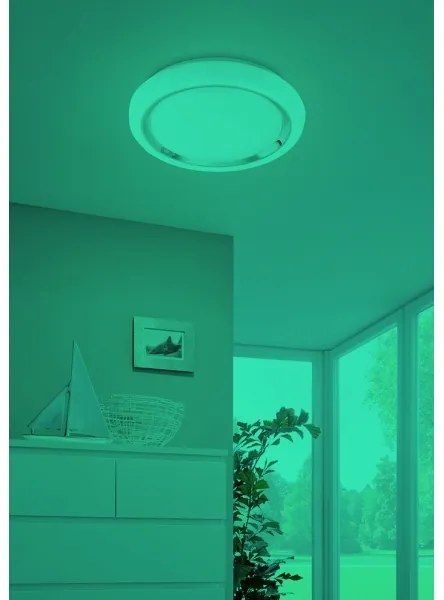 Eglo 33254-LED RGBW Stmievateľné stropné svietidlo CAPASSO-C LED/17W/230V, priemer 34 cm