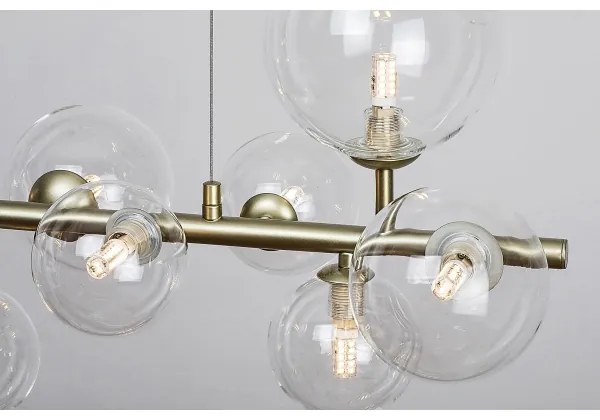 Rabalux 72298 - Luster na lanku ASLOV 10xG9/28W/230V