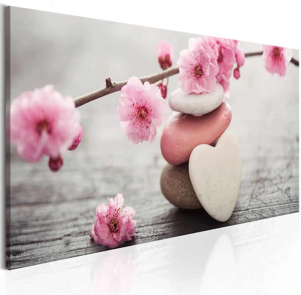 Artgeist Obraz - Zen: Cherry Blossoms IV Veľkosť: 120x80, Verzia: Na talianskom plátne
