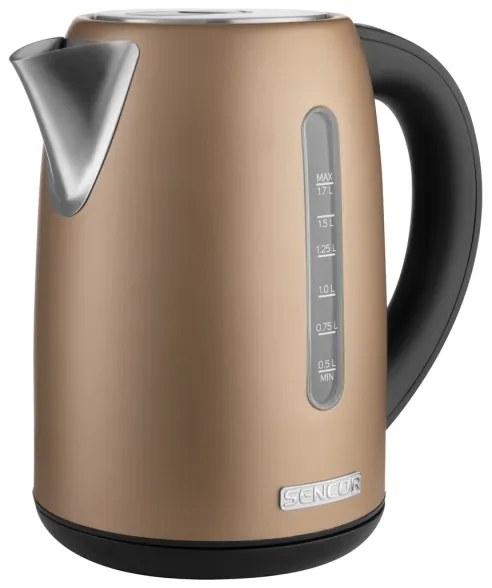 Sencor - Rýchlovarná kanvica s termoreguláciou 1,7 l 2150W/230V hnedá