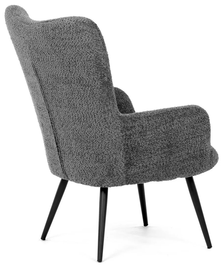 Kreslo s područkami GREY2, šedá