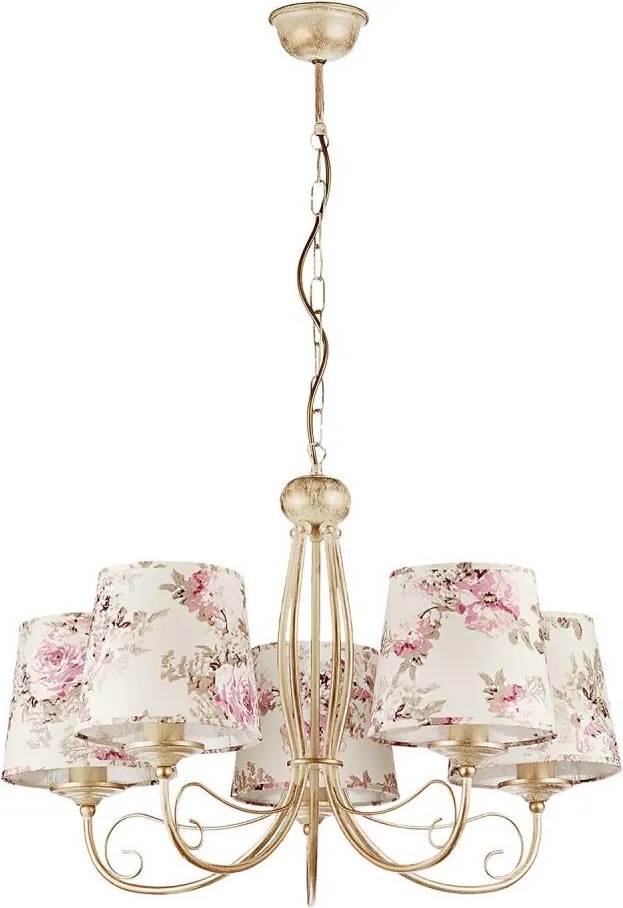 JUPITER 1284-SA5 - Závesné svietidlo SARA 5xE27/60W