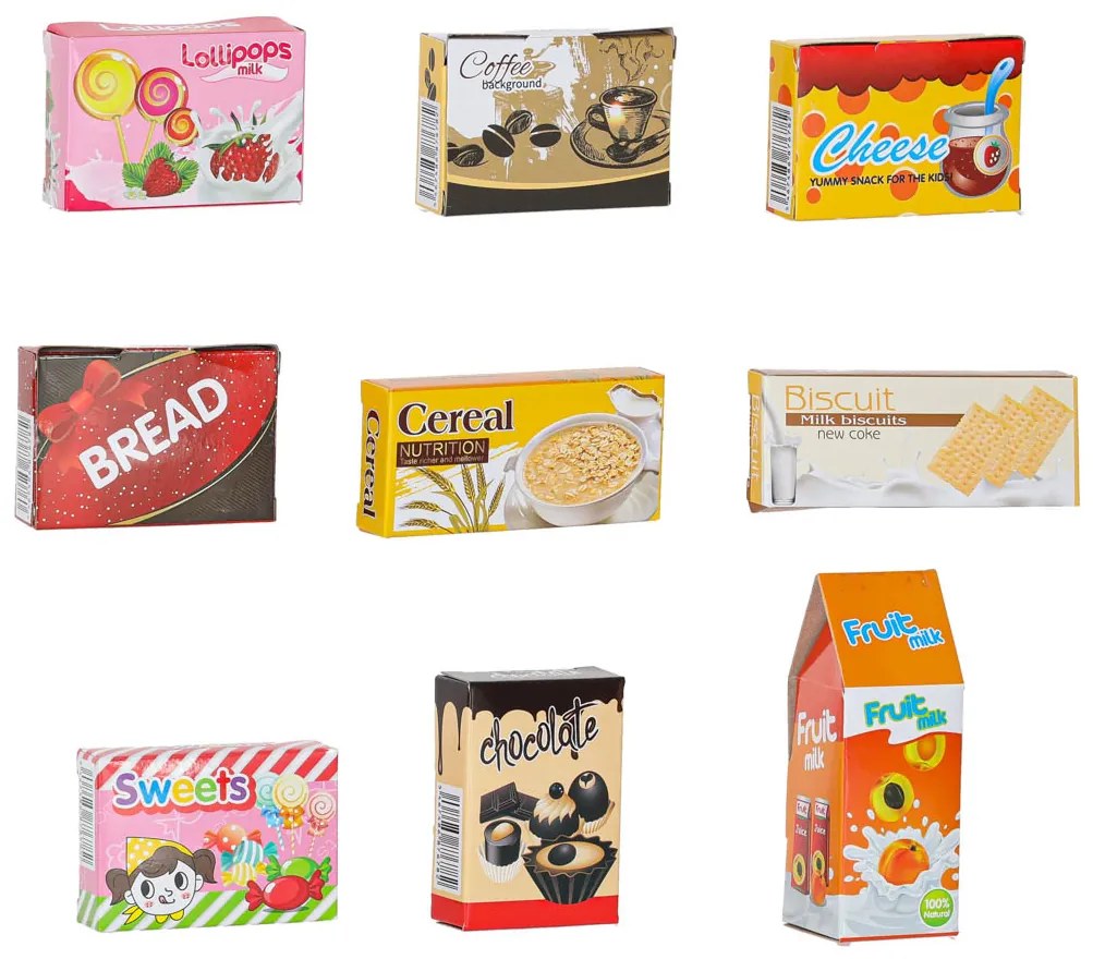 KIK Pokladna v supermarketu + vozík model 2