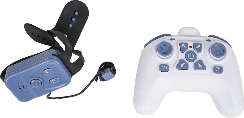 Ramiz Dymom ovládané vozidlo s diaľkovým ovládaním a hodinkami Biele