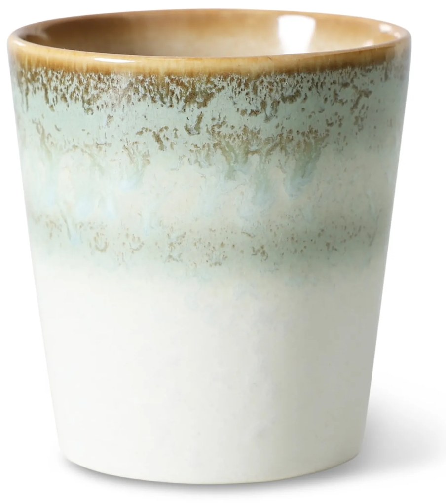 HK living Kameninový hrnek Coffee mug 70's Petal 230 ml