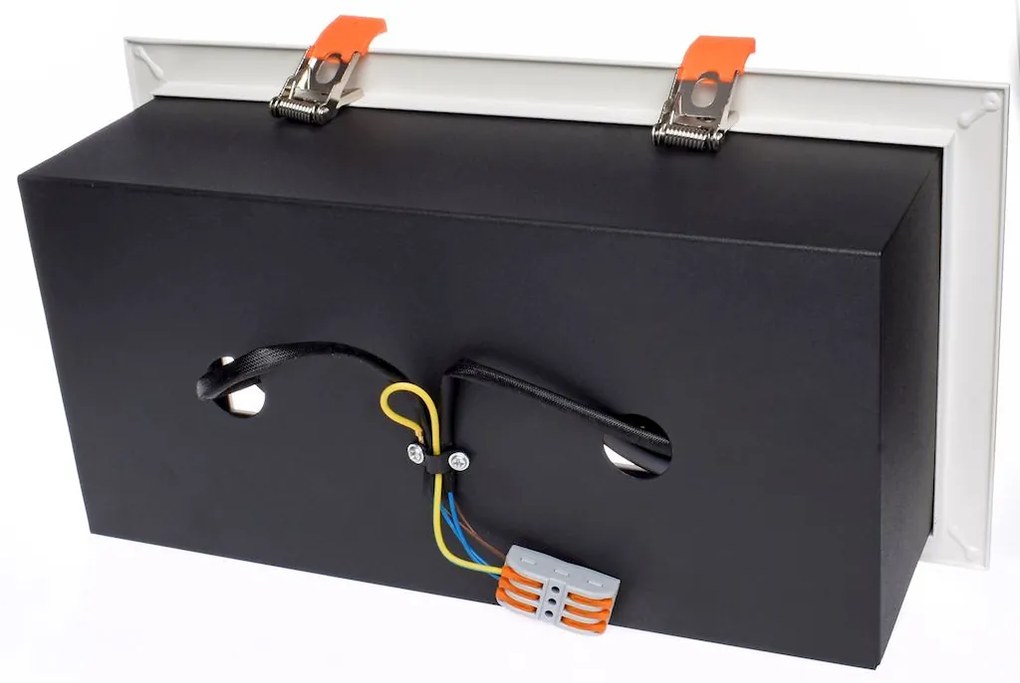 Podhľadové svietidlo Plaza II, 1x biele kovové tienidlo, (možnosť polohovania), b