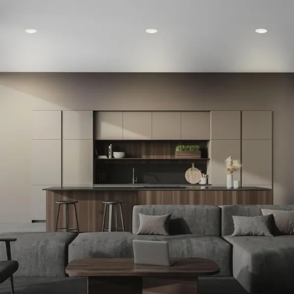 Brilo - SADA 3x Kúpeľňové podhľadové svietidlo 1xGU10/9W/230V IP23 biela