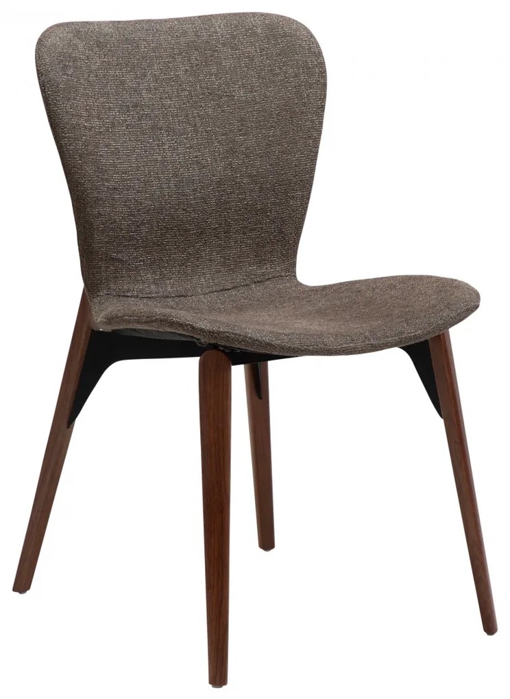 PARAGON ČALÚNENÁ STOLIČKA brown/walnut