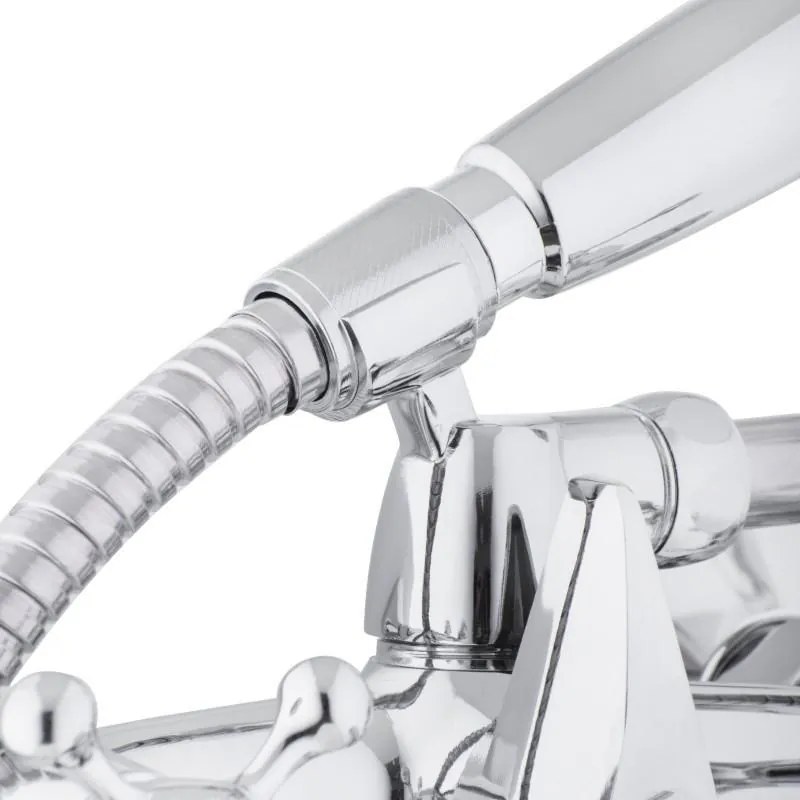 Vaňová batéria RETRO ZAPE so sprchou - chrómová