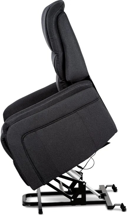 Autronic, elektricky polohovateľné kreslo TV-5076 GREY2