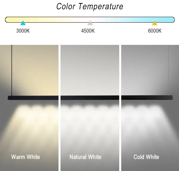 Immax NEO 07308L-LED stmievateľný luster na lankách MADEIRA 44W/230V Wi-Fi Tuya 202 cm čierny