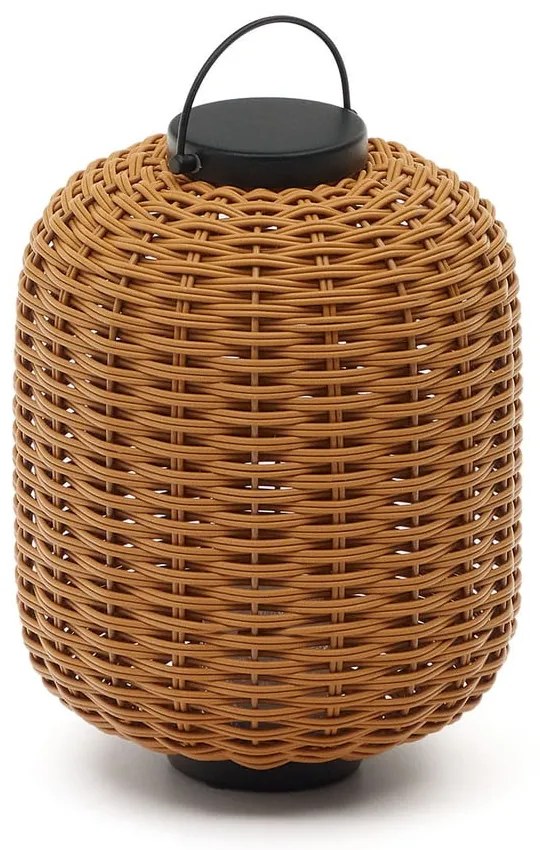 LED stmievateľná stolová lampa v prírodnej farbe (výška 37 cm) Saranella – Kave Home