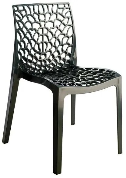 Stima Plastová stolička GRUVYER Vyberte odtieň ->: Bianco - Biela