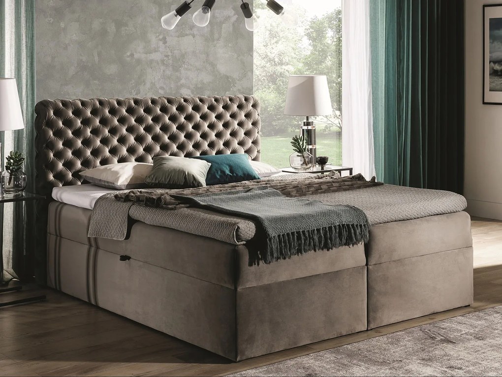 PROXIMA.store - Kontinentálna boxspring posteľ ODESSA ROZMER: 120 x 200 cm