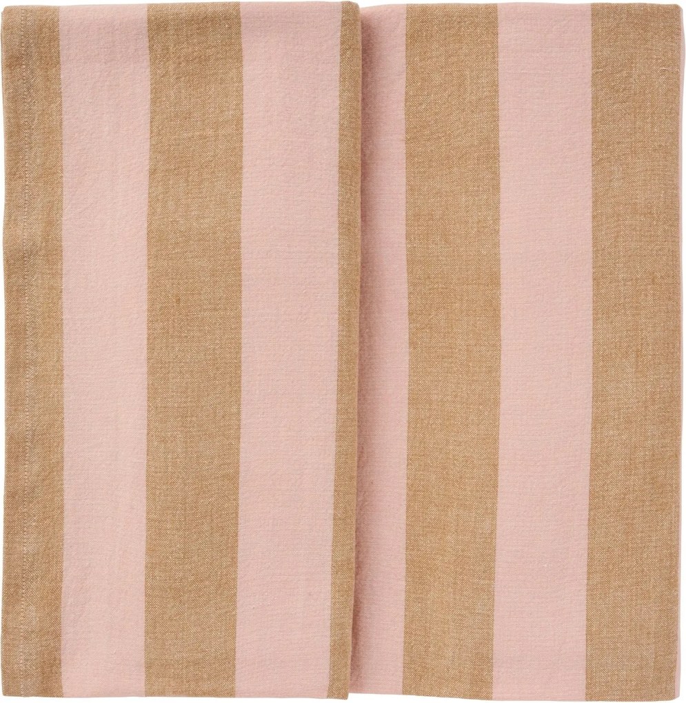 Ib Laursen Bavlněný ubrus Linus Wide Stripes 150 × 250 cm