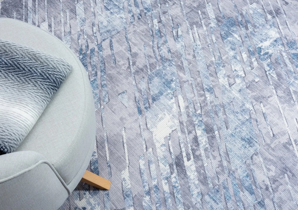 My Flair, Kusový koberec Riley CA30014 grau – na von aj na doma, 160x230, šedá, chodba / predsieň