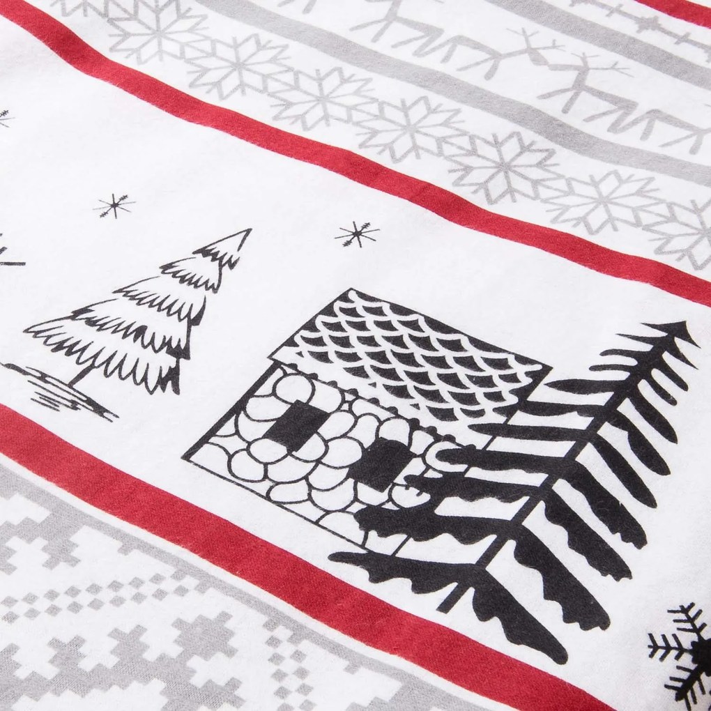 VIANOČNÉ FLANELOVÉ OBLIEČKY FLANELOVE 180X200 CM, 2KS 70X80 CM VZOROVANÉ