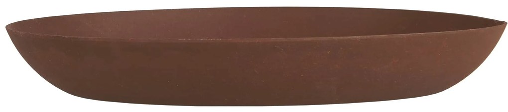 Ib Laursen Kovový svietnik / tácka Antique Brown 15 cm