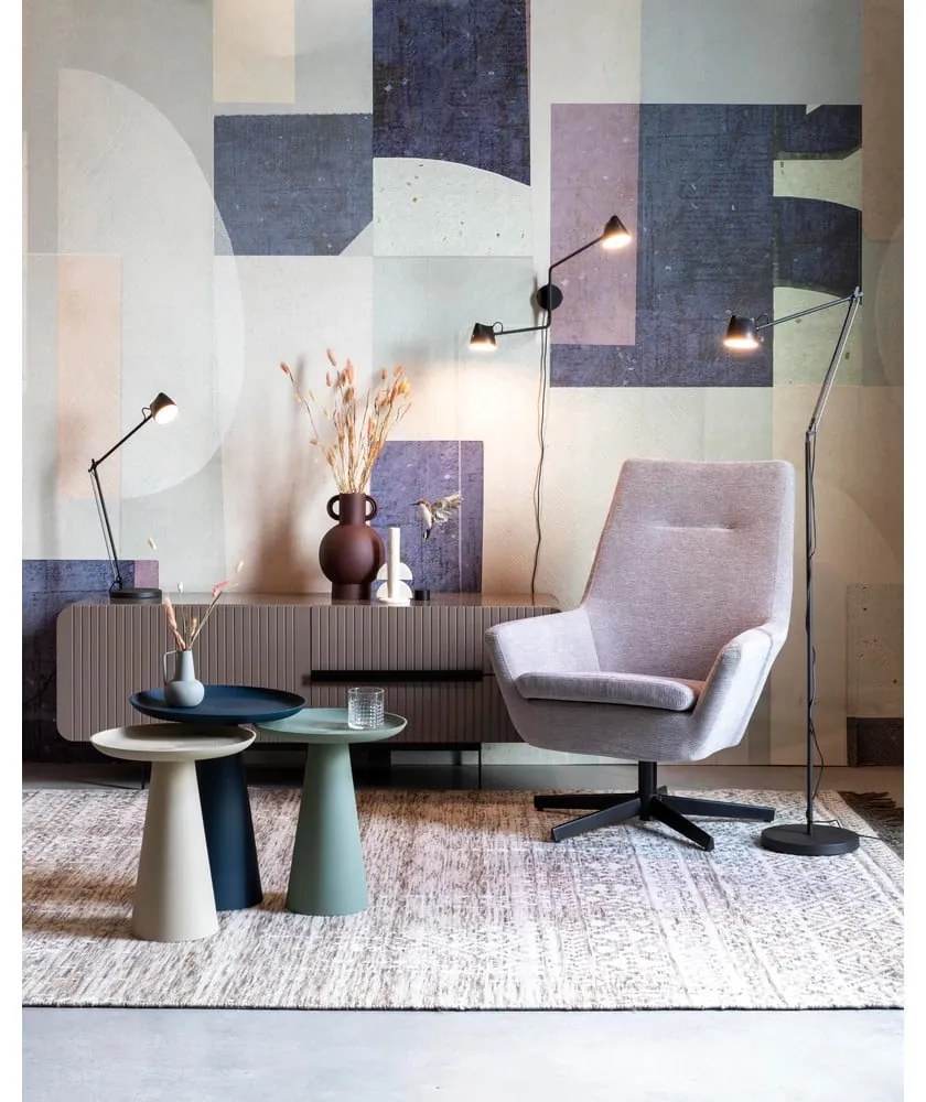 Kovový okrúhly odkladací stolík ø 34,5 cm Ringar – White Label