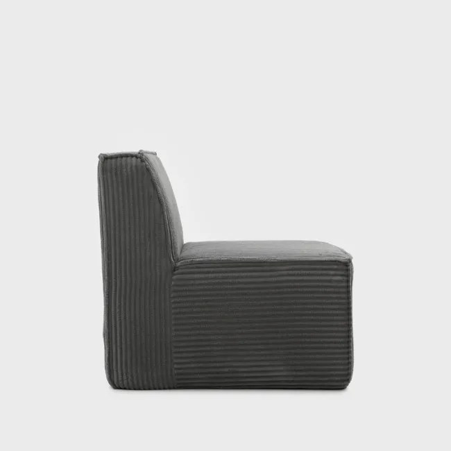 Kreslo LYKKE tmavosivé 746888