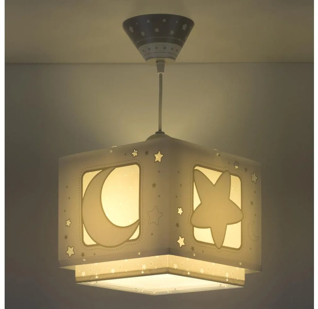 Dalber 63232E - Detský luster MOON LIGHT 1xE27/60W/230V PI067