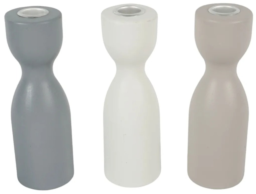 Drevený svietnik TORNE 18 cm - viac farieb