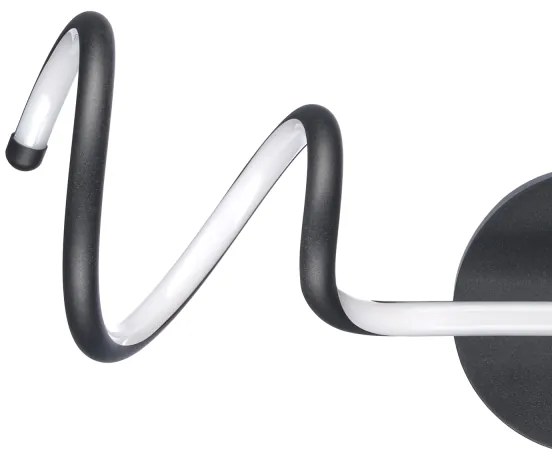 ONLI - LED Nástenné svietidlo TWIST LED/6W/230V 4000K čierna