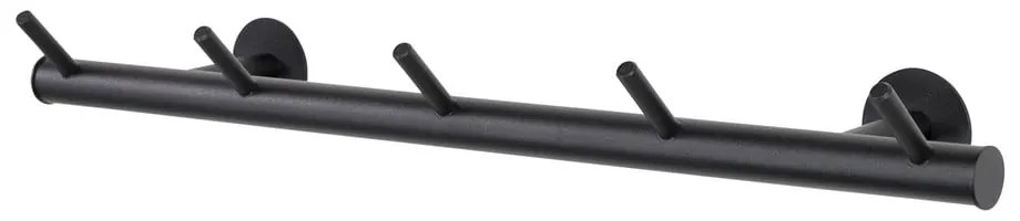 Čierny kovový nástenný vešiak 55 cm Odin – Spinder Design